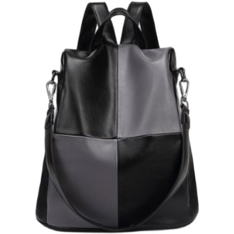 Women's Fashion Korean Simple Contrast Color Trendy Backpacks