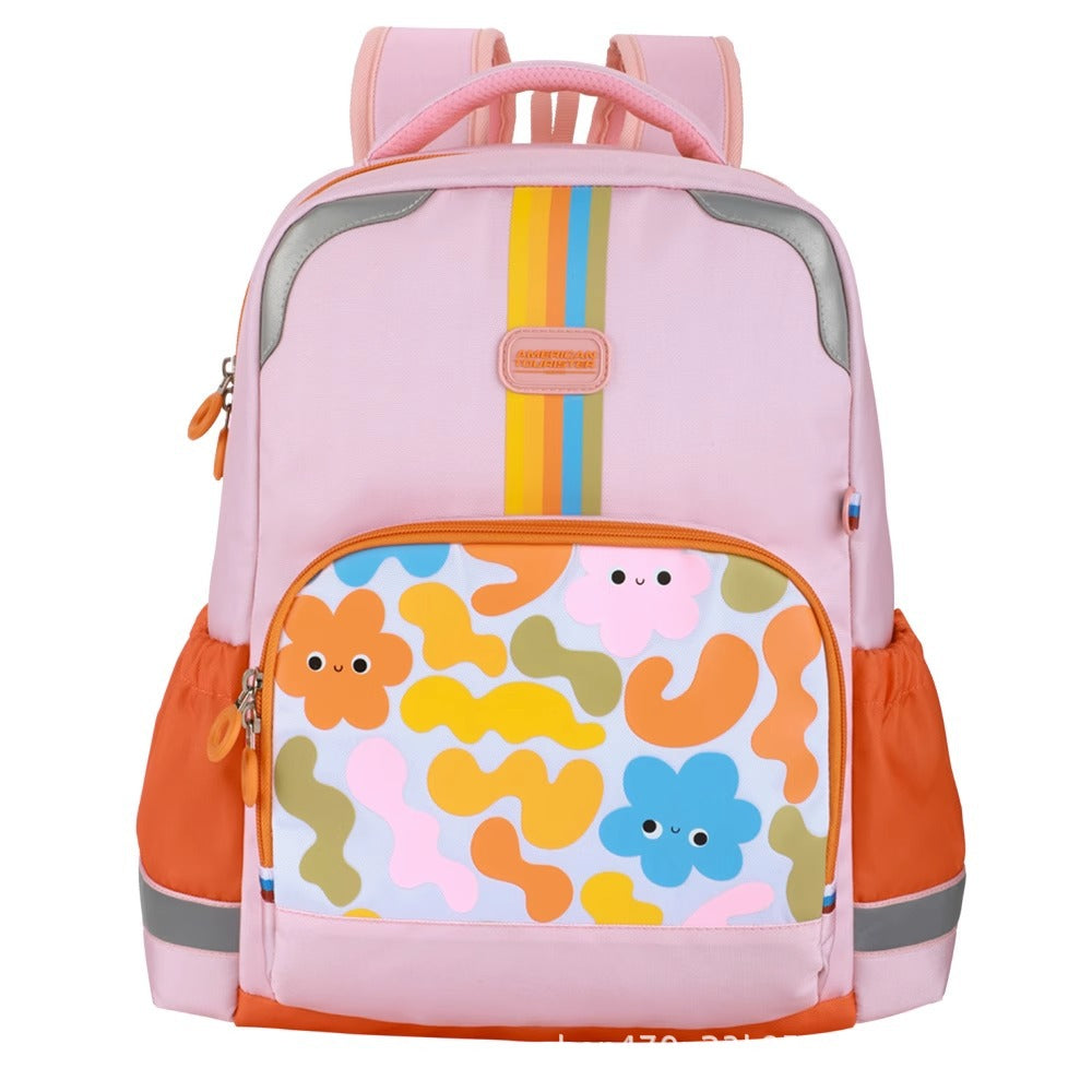 Children's Assured Antibacterial Large Capacity Reflective Stripe Elementary School Students' Schoolbags
