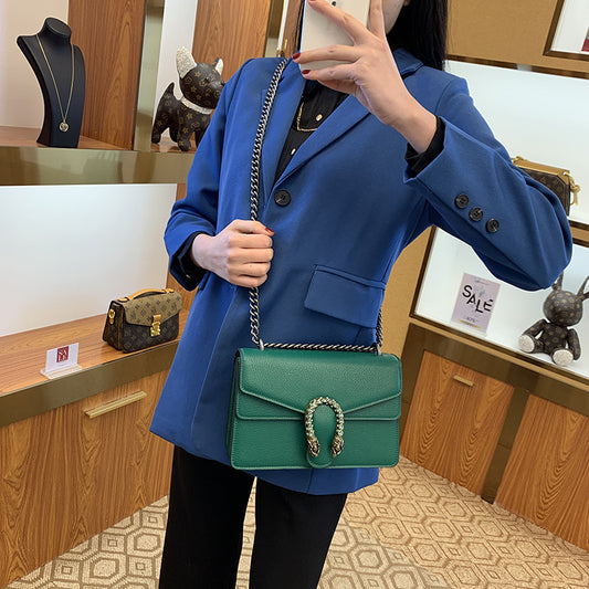 Women's Dionysian Genuine Leather High-grade Chain Underarm Shoulder Bags