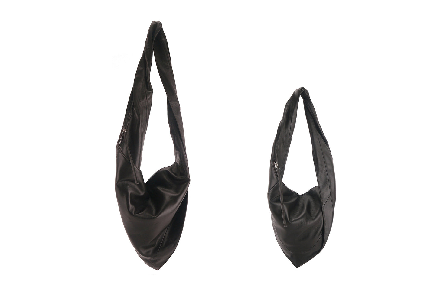 Sheepskin Scarf Dark Cold Style Croissant Crossbody Bags
