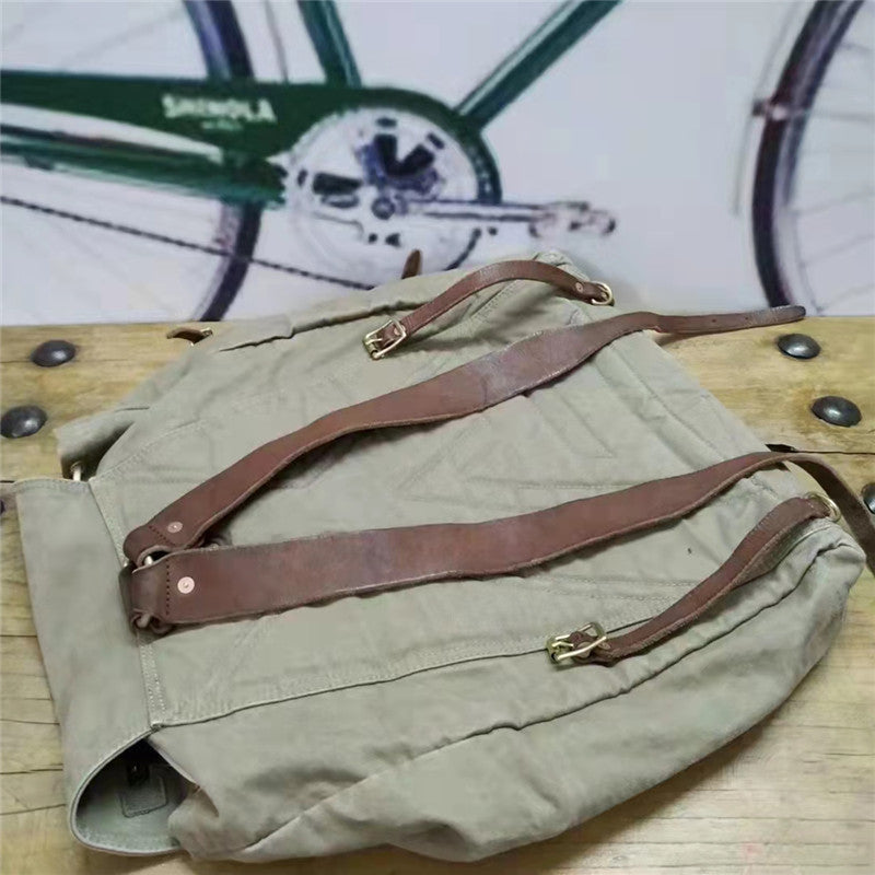 Women's & Men's & Washed Worn Retro Heavy Canvas Backpacks