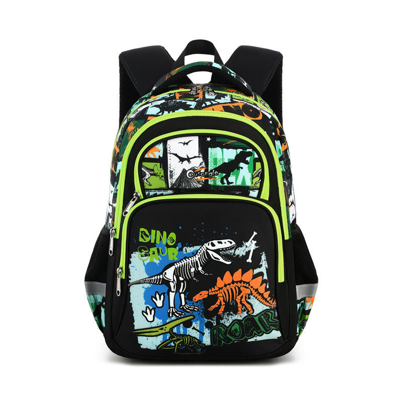 Boys Primary Three To Six Level Dinosaur Backpacks