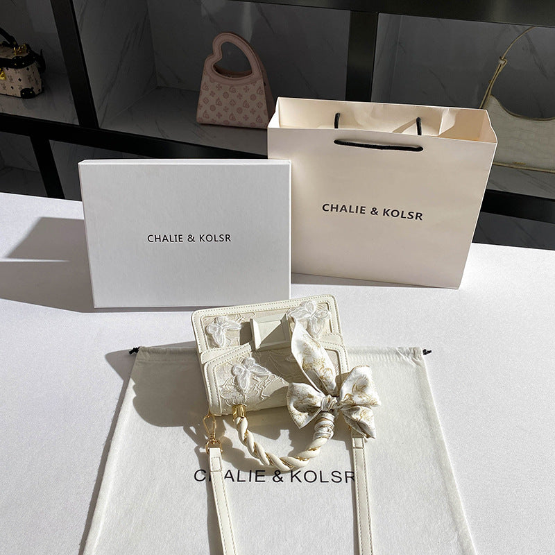 Innovative Charming High-grade Bowknot Trendy Beautiful Small Square Bags