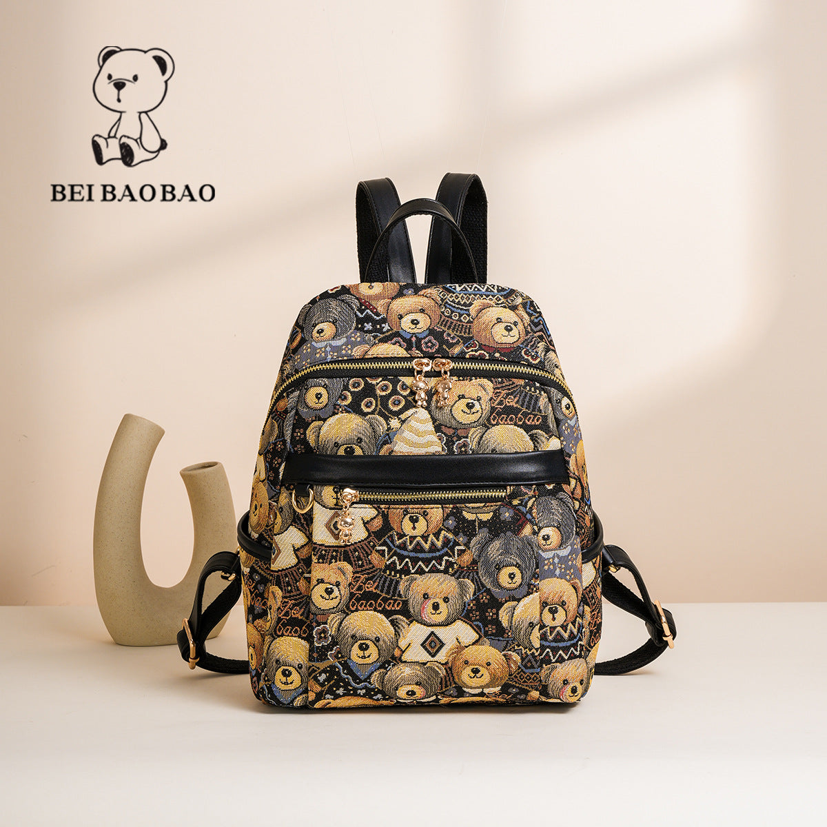 Women's Source Summer Canvas Korean Style Backpacks
