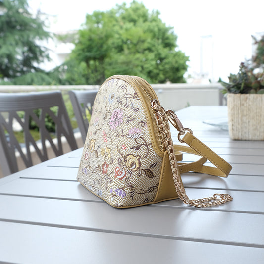 Dynasty Brocade Shell Chinese Style National Elegance Retro Crossbody Bags
