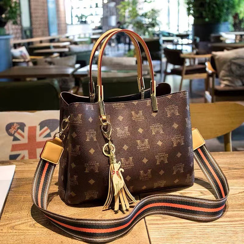 Women's Genuine Leather Fashion Printed Light Luxury Bags