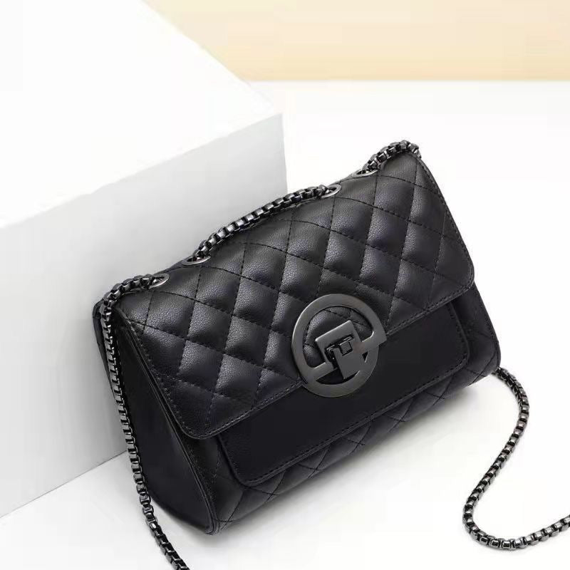 Women's Genuine Leather Fashion One Versatile Chain Bags
