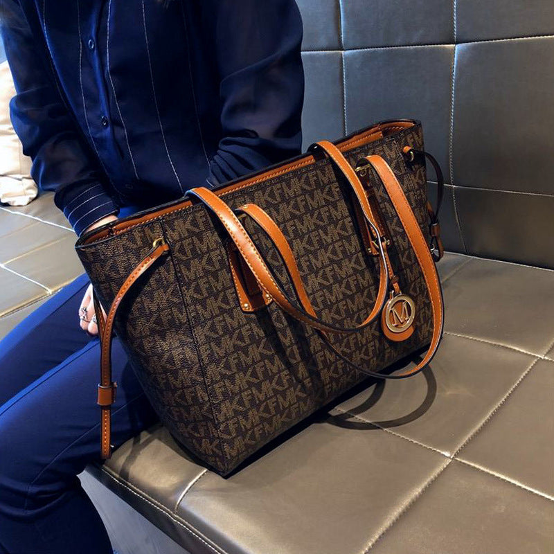 Women's Surrogate Shopping Genuine Leather Portable Fashionable Handbags