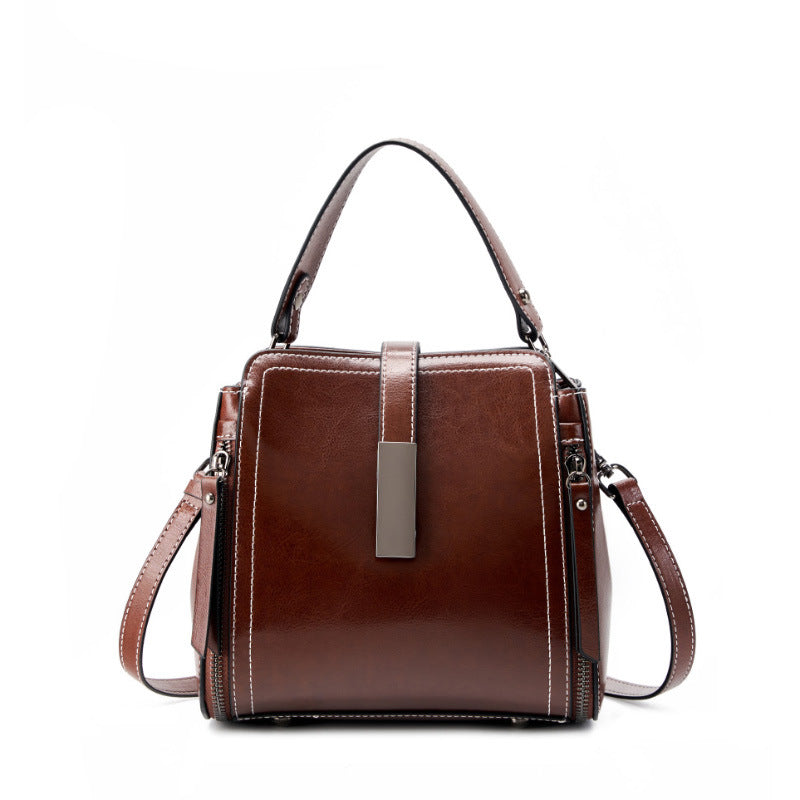 Women's Genuine Leather Large Capacity Versatile Fashion Bags