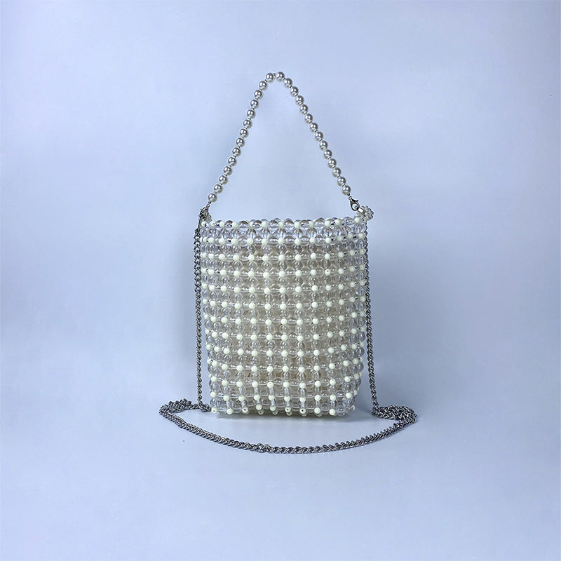 Advanced Texture Pearl Niche Fairy Portable Bucket Bags