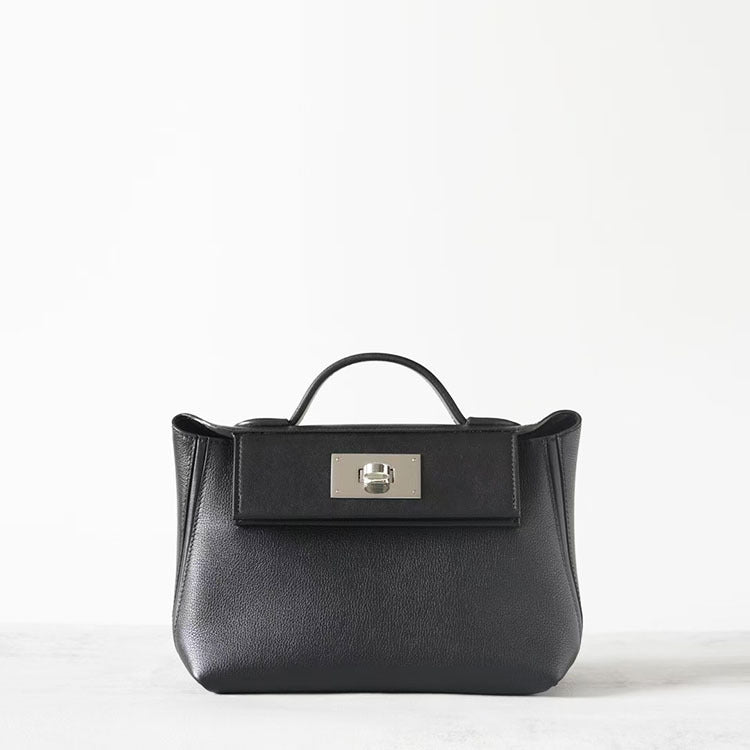 Women's Cowhide Vintage Kelly Hardware Wings Style Shoulder Bags