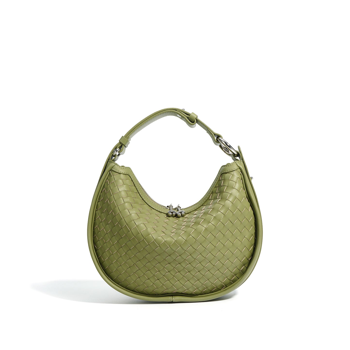 Braided Leather Selenodont Early Spring Fashion Genuine Armpit Bags