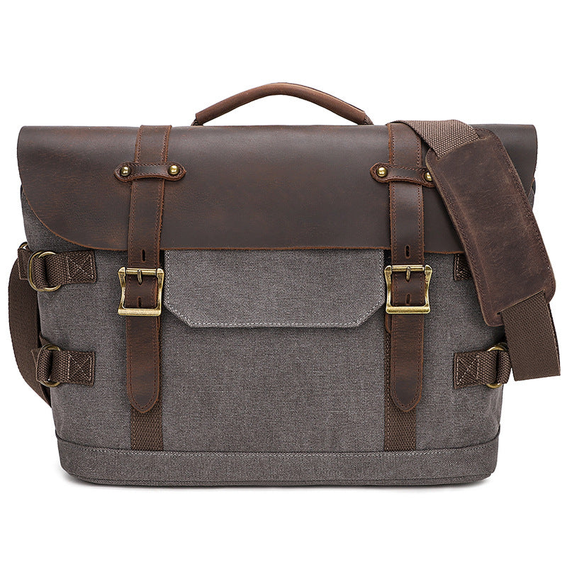 Unique Men's Elegant Canvas Vintage Computer Bags