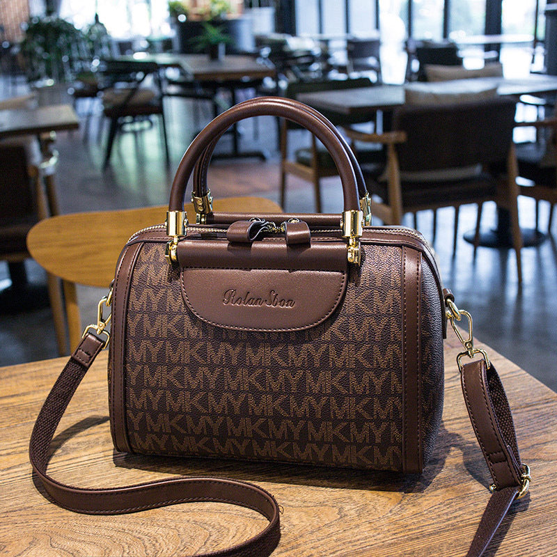 Women's Fashion Large Capacity Boston Pillow Vintage Handbags