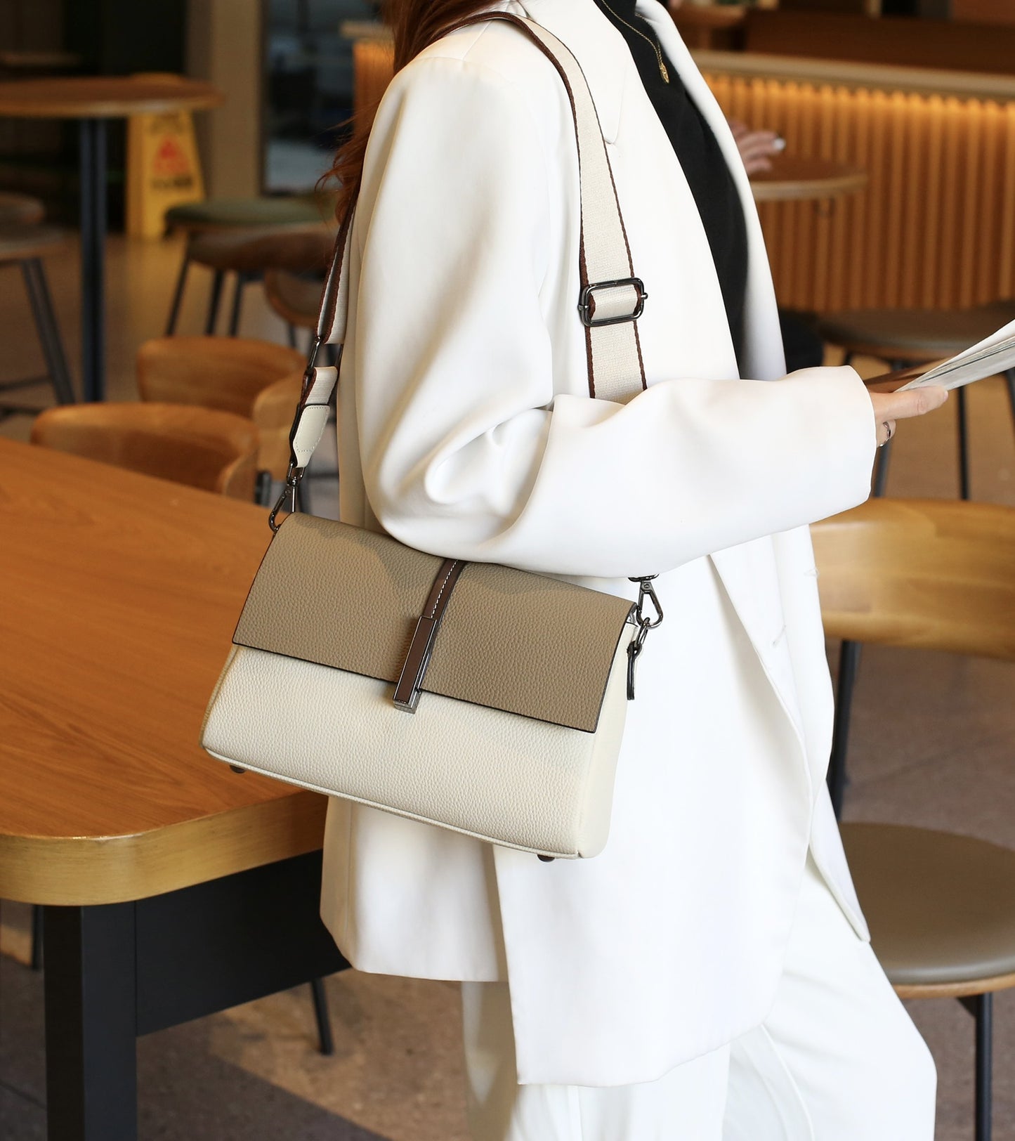 Women's Genuine Leather Stylish Good Texture Lady's Crossbody Bags