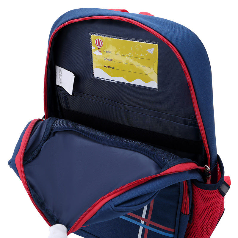 Children's Primary Grade British Spine Protection Lightweight Burden Children's Backpacks