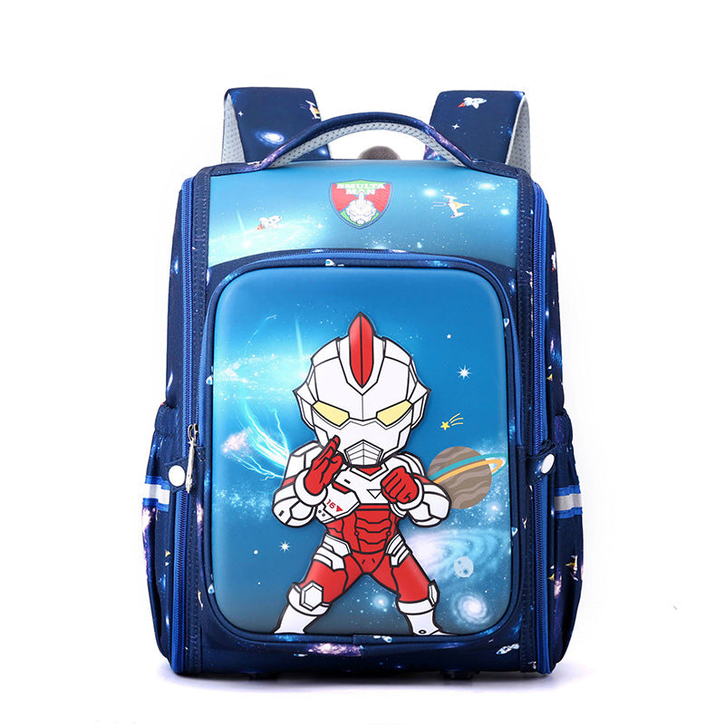Cartoon Primary Grade Large Capacity Burden Reduction Elementary School Students' Schoolbags