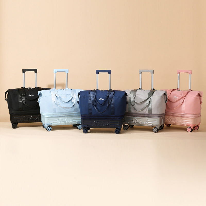 Large Capacity Pulley Long Short Distance Travel Bags