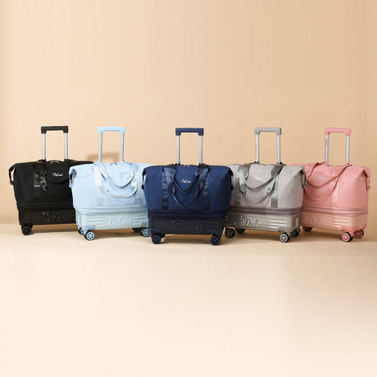 Large Capacity Pulley Long Short Distance Travel Bags