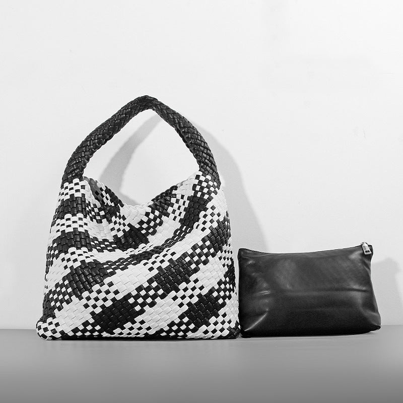 Women's Fashion Woven Hand Large Capacity Combination Shoulder Bags
