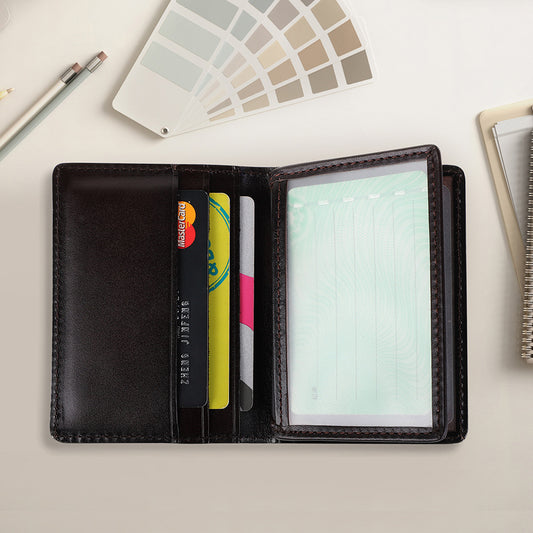 Unisex Driving License Multiple Slots Leather Card Holder