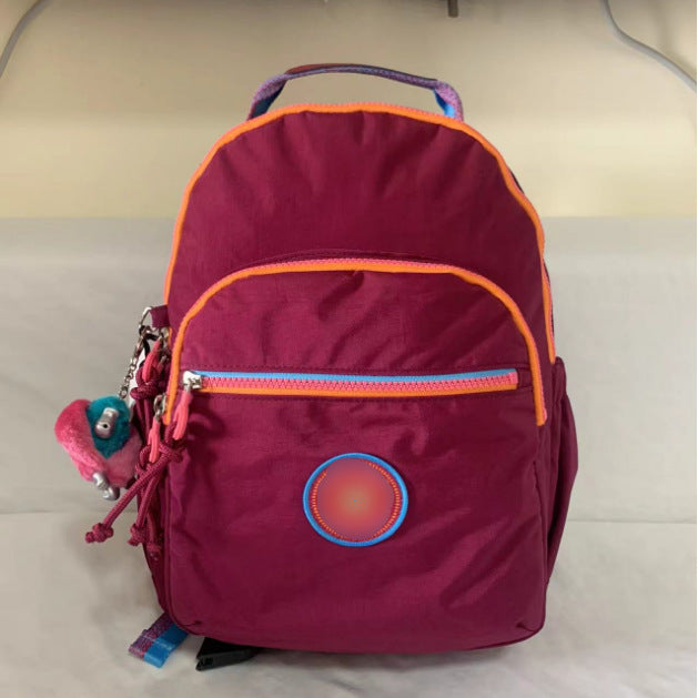 Summer Nylon Monkey Medium Side Commuter Backpacks