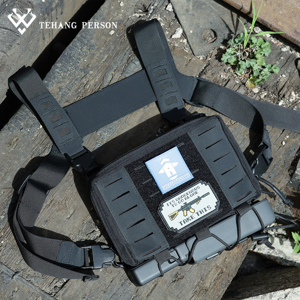 Men's Function Mechanical Style Quick Release Lightweight Men's Chest Bags