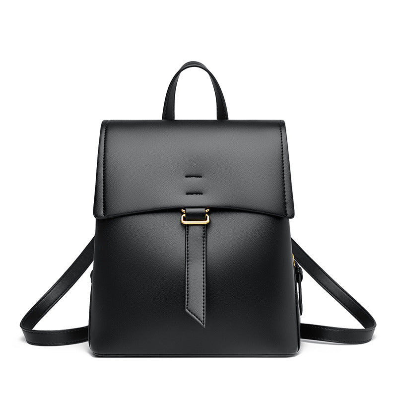 Women's Trendy Sewing Line Popular Cow Nose Backpacks