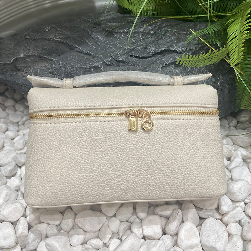 Italian Brown Gold Lunch Box Portable Crossbody Bags