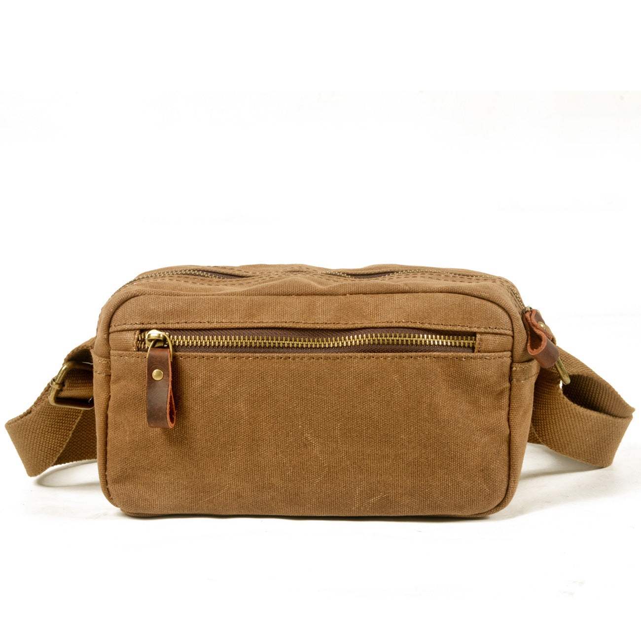 Men's Leisure Oblique Waterproof Oil Wax Canvas Bags