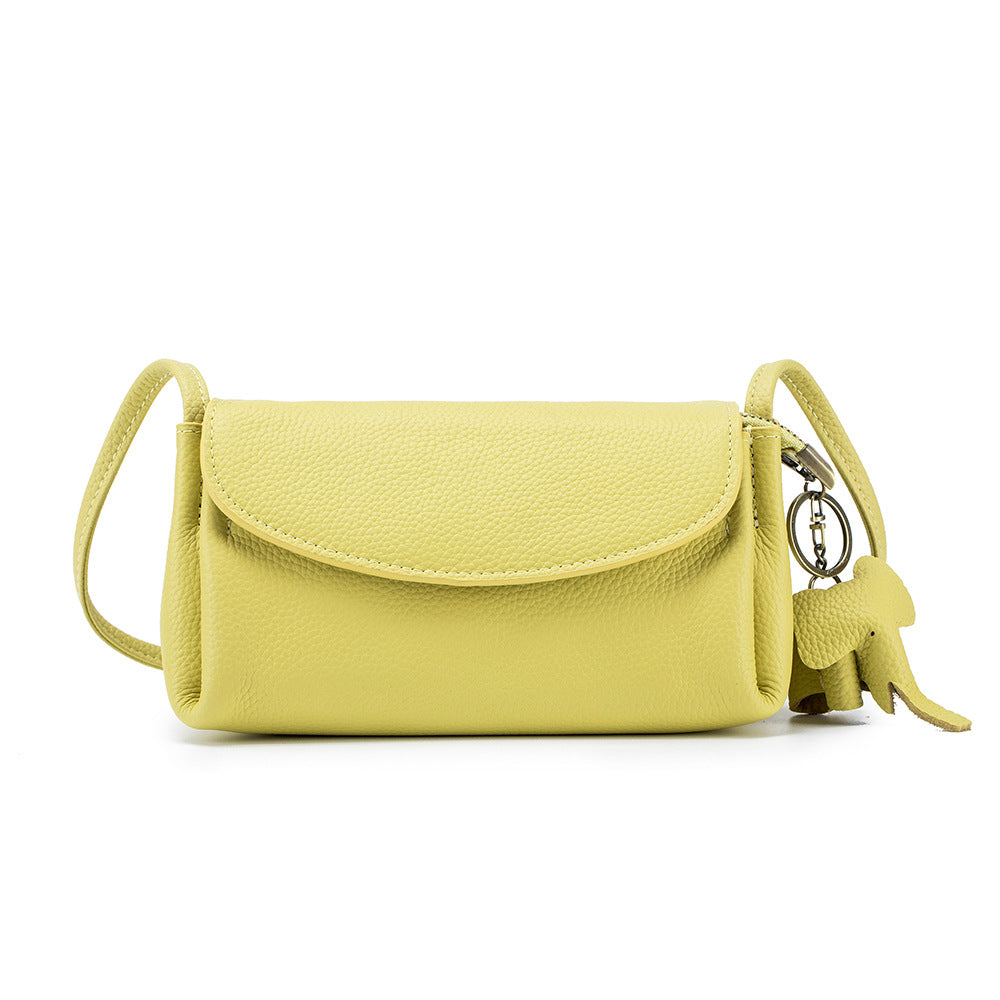 Women's High Sense Underarm Simple Elegant Genuine Shoulder Bags
