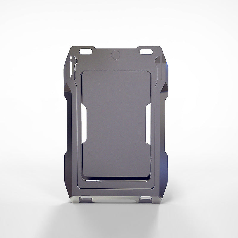 Men's Swiping Metal Aluminium Alloy Credit Business Card Holder