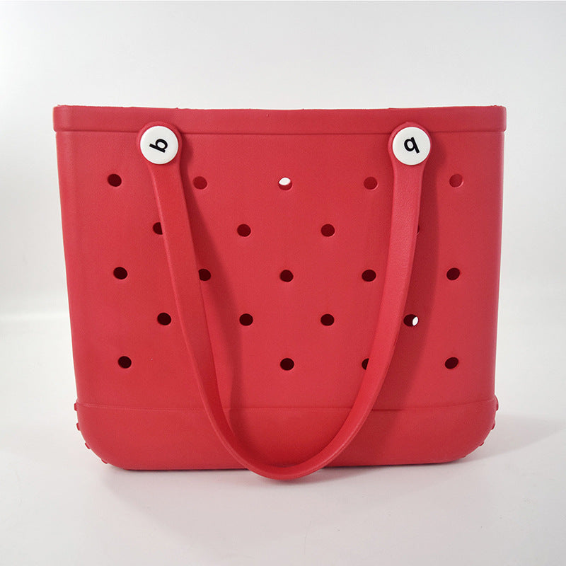 Women's Beach Hole Big Vegetable Basket Pet Handbags