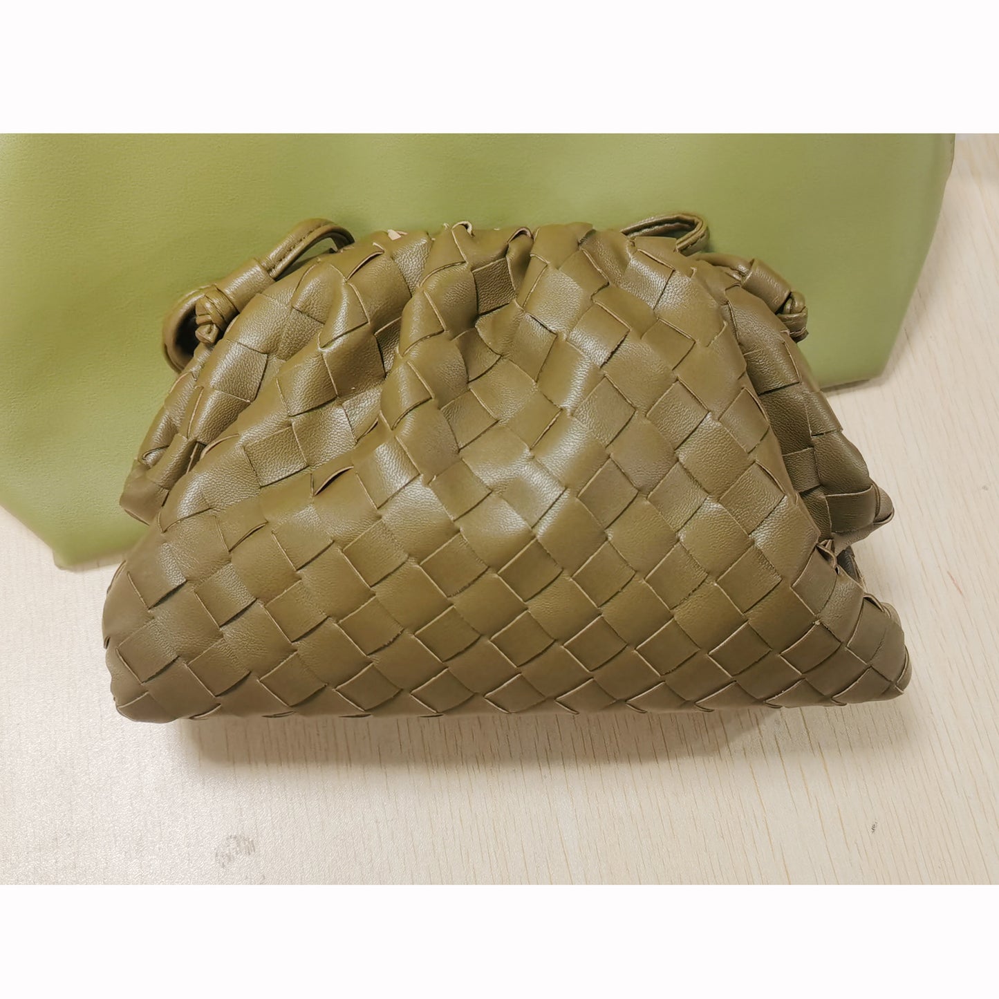 Women's Woven Cloud Dumpling Popular Fashion Clutch Shoulder Bags