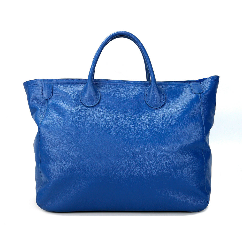 Women's Cowhide Big Wings Style Large Capacity Genuine Handbags