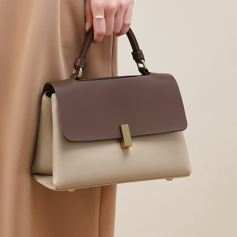 Elegant Female Lady Design Texture Portable Handbags