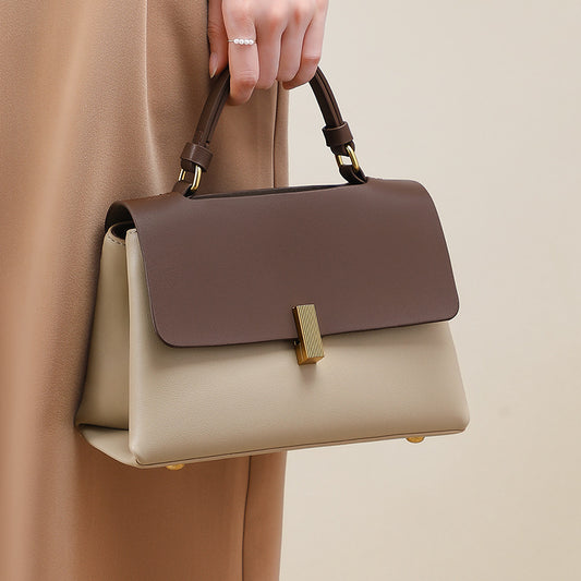 Elegant Female Lady Design Texture Portable Handbags