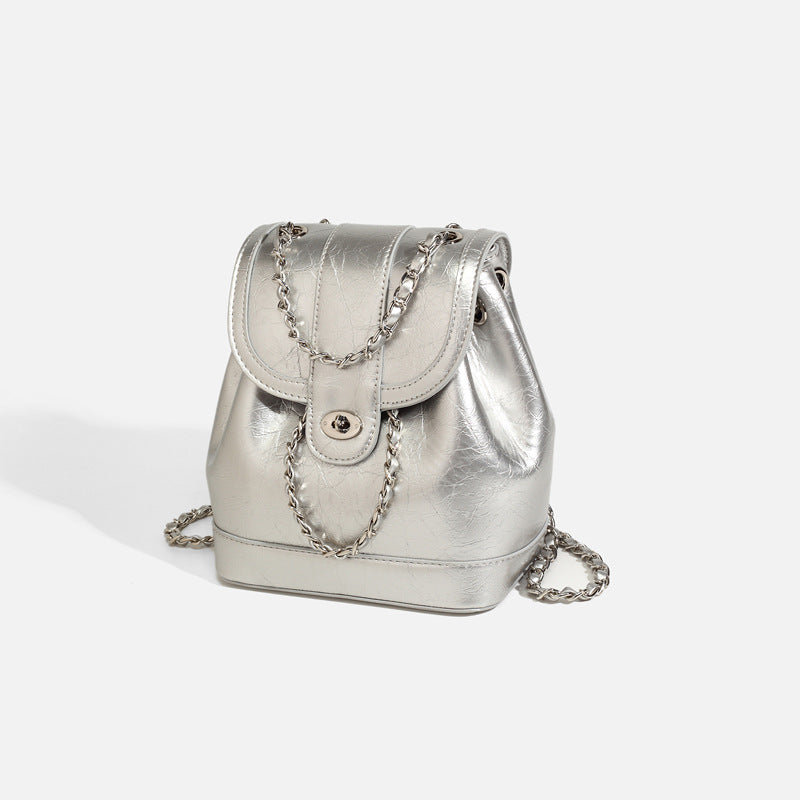 Design Oil Wax Leather Classic Style Backpacks