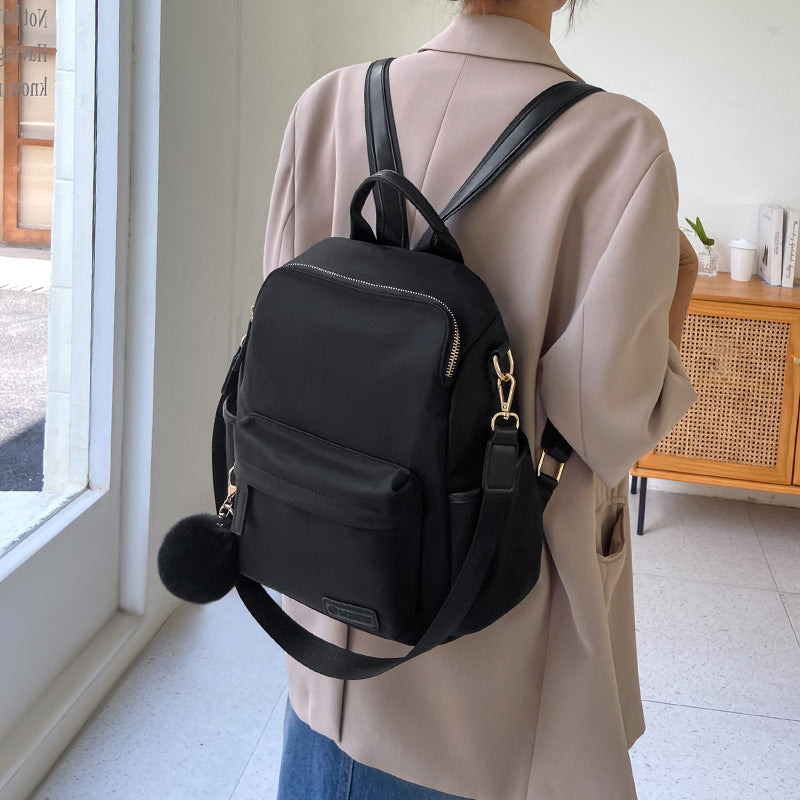 Women's Light Canvas Large Capacity Commuter Computer Backpacks