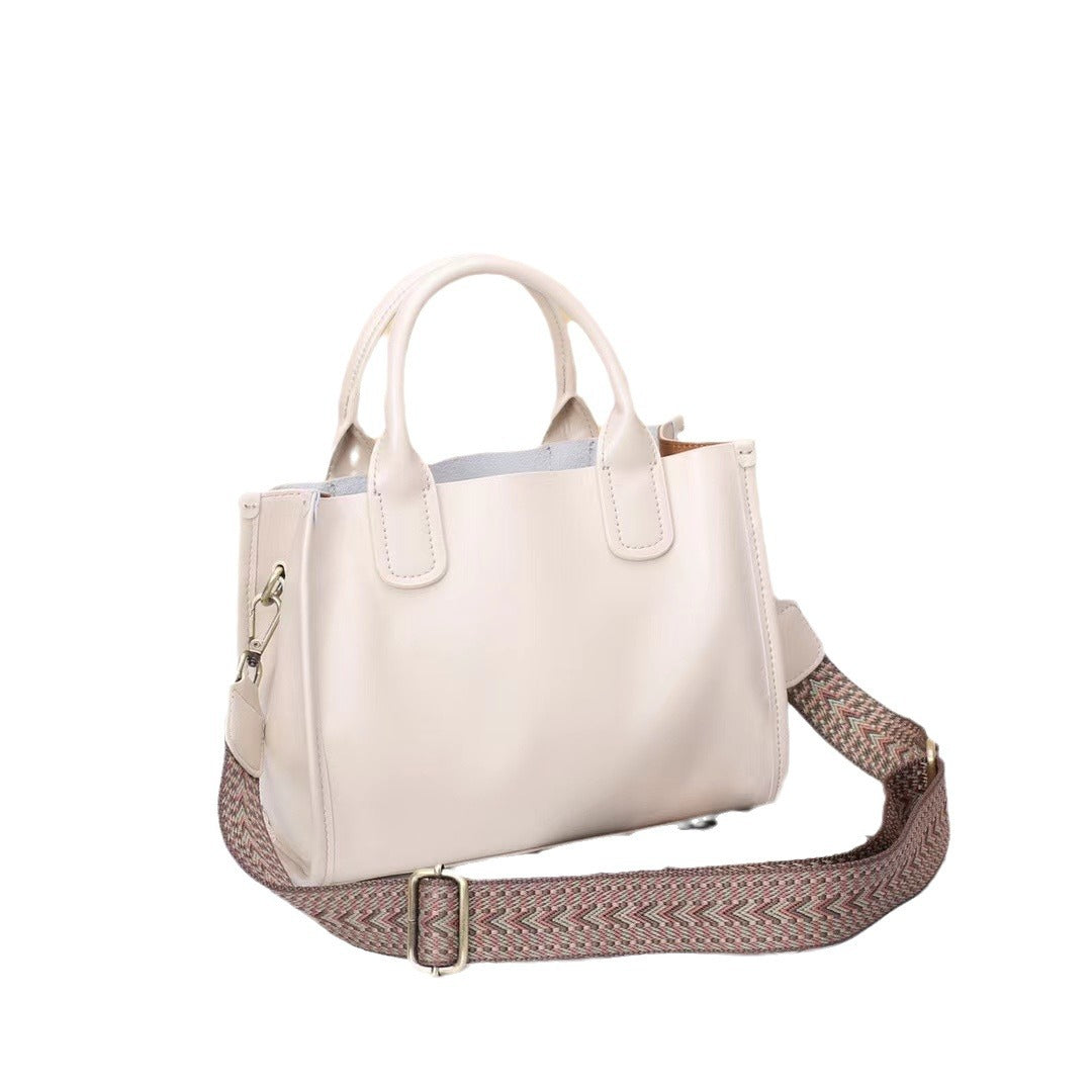 Women's Big Genuine Leather Retro Computer High Bags