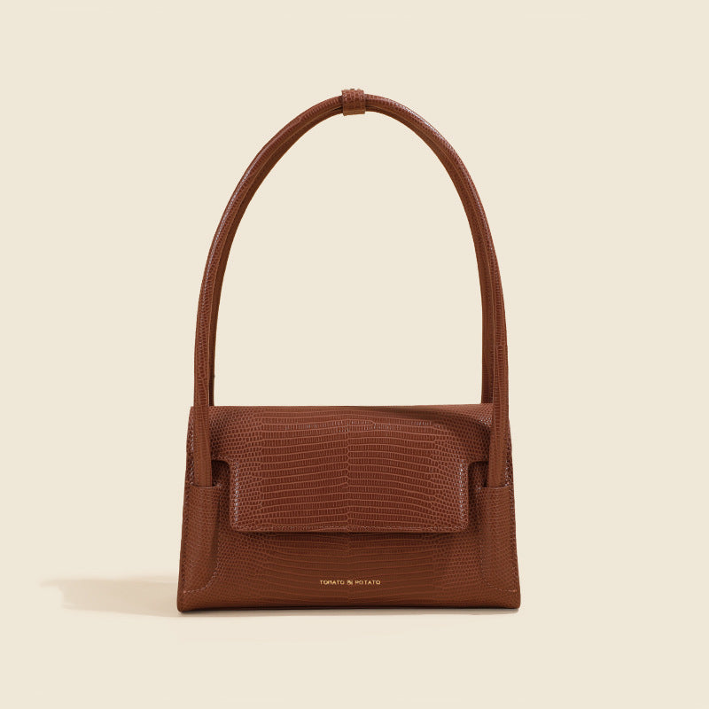 Women's Minority Design Lizard Pattern Genuine Leather Bags