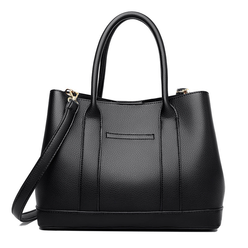 Women's Korean Style Fashion Mom Commuter Large Shoulder Bags