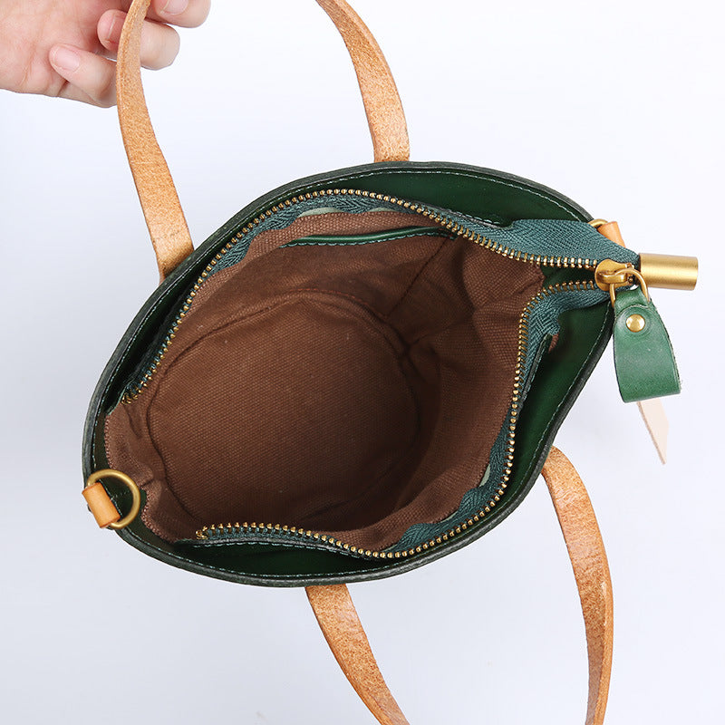 Women's Pretty Soft Leather Retro Commuter Handbags