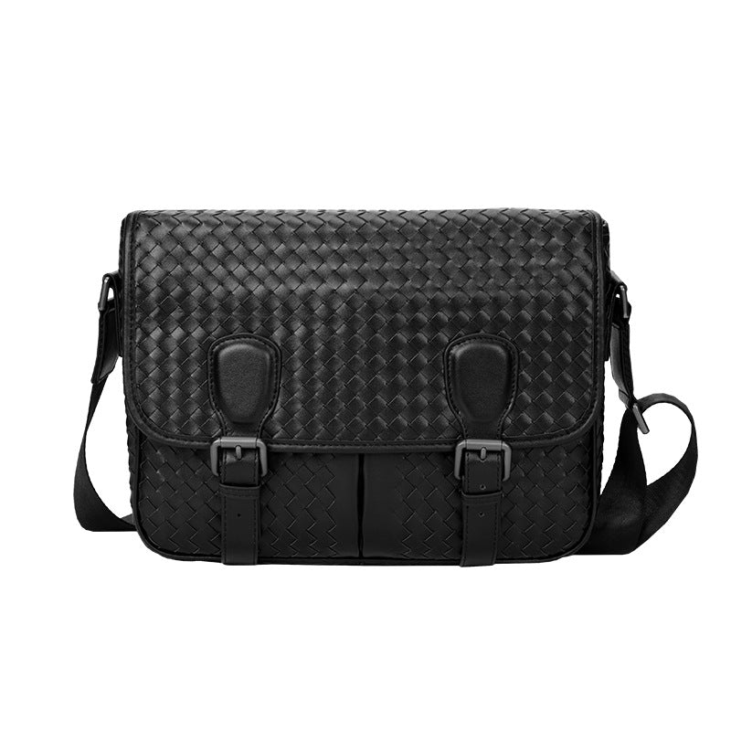 Men's Flip Business Document Computer Horizontal Large Men's Shoulder Bags