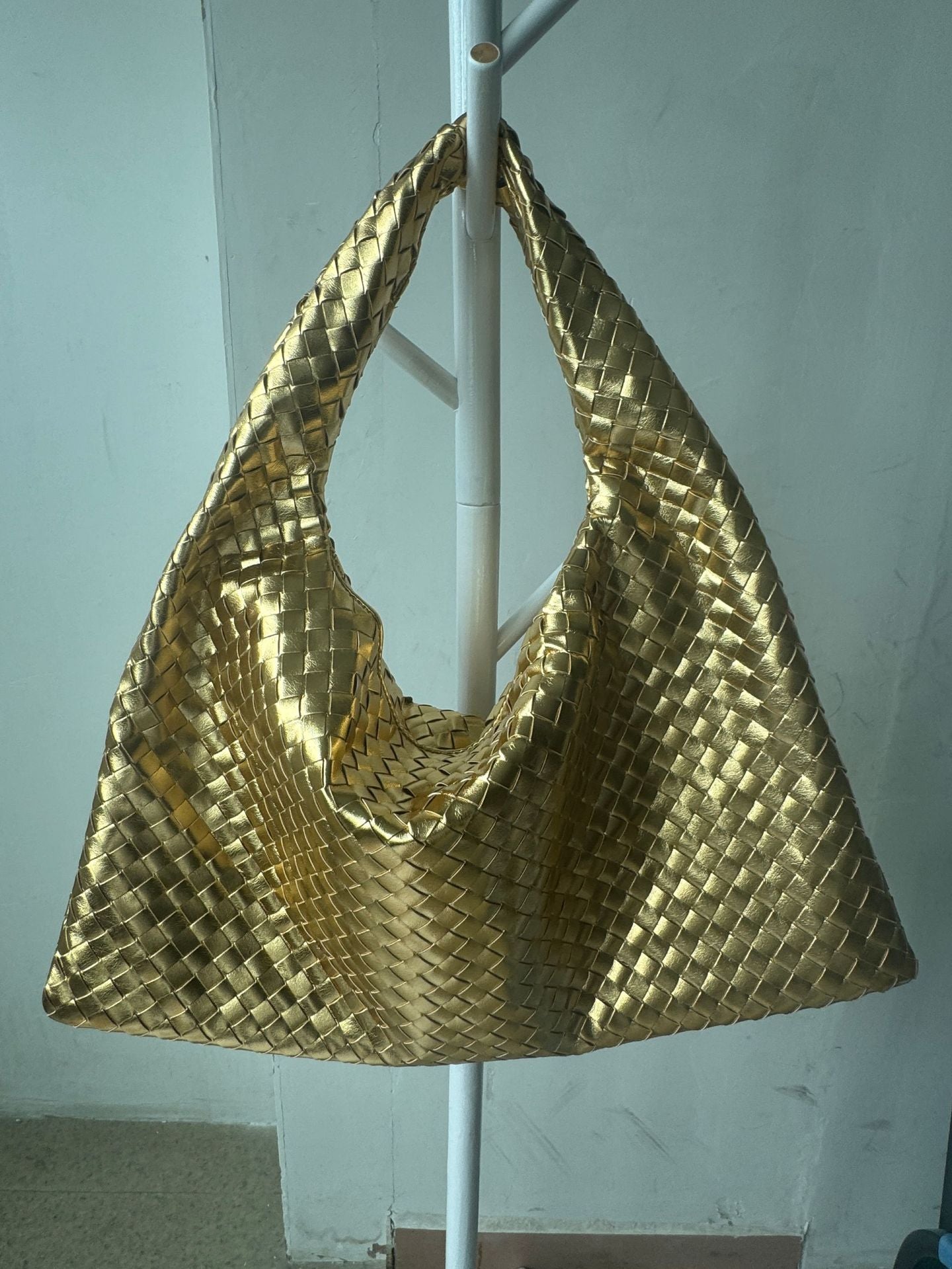 Women's Trendy Woven Large Capacity Totes Portable Tote Bags