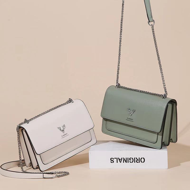 Women's Female Lady Fashion Chain Deer Head Bags