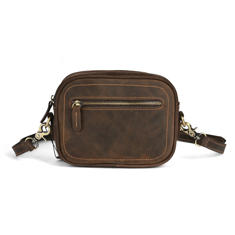 Men's Ke Crazy Horse Leather Genuine Tide Men's Messenger Bags