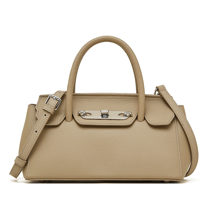 Women's Genuine Leather Platinum Kelly Mother Handbags