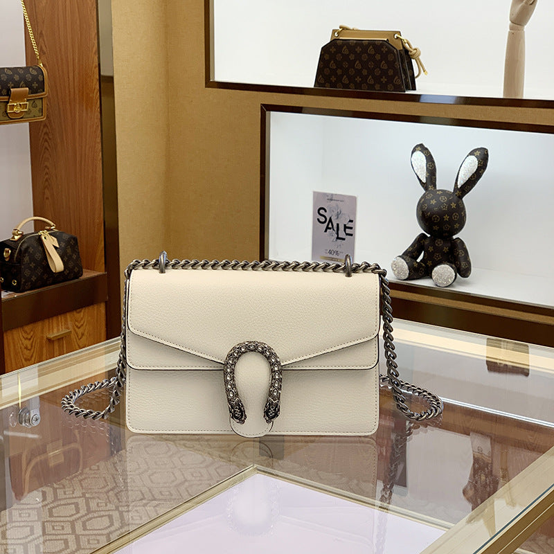 Women's Dionysian Genuine Leather High-grade Chain Underarm Shoulder Bags
