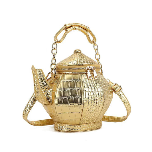 Women's Creative Chinese Style Teapot Wine Pot Handbags